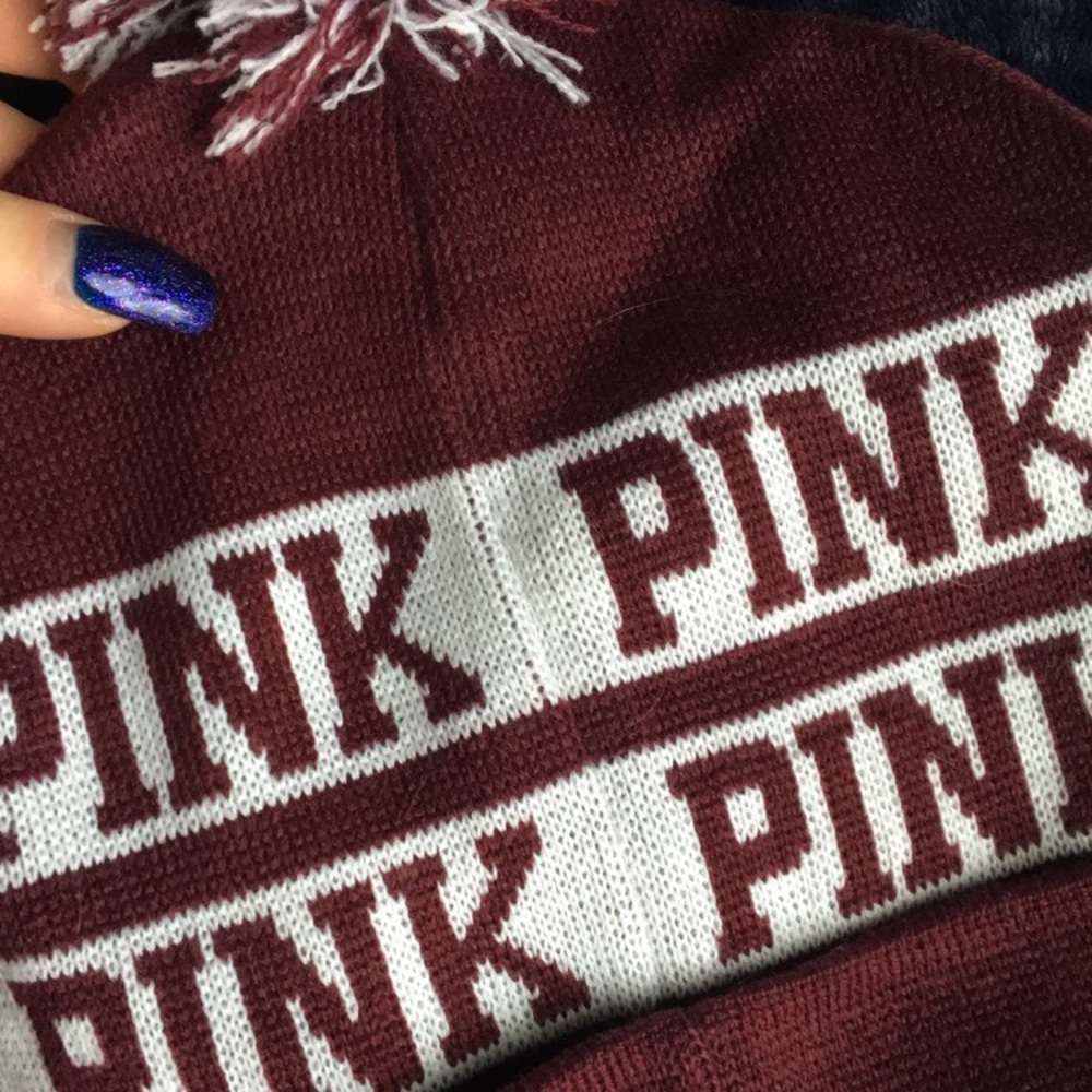 PINK beanie
